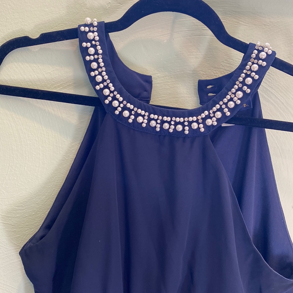 Navy blue dress